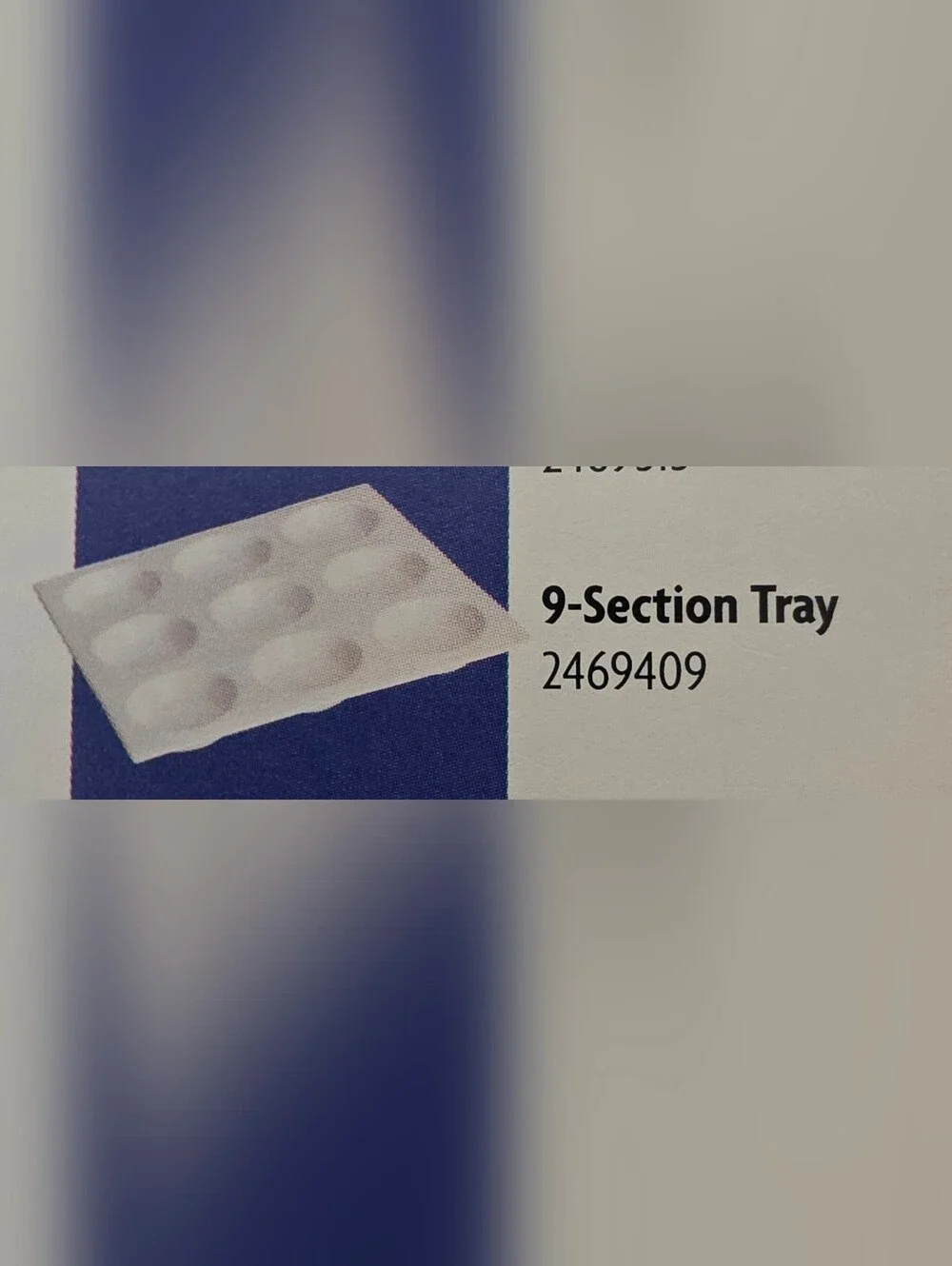 PIER 1 IMPORTS TASTING PARTY 9-Section Divided Square Porcelain Tray. #2469409